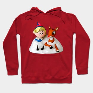 Hermey and Rudolph in the Snow Hoodie